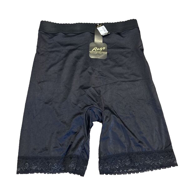 Rago New York High Waist Leg Shaper Light shaping Black Style 518X NWT 8X/46 - Picture 1 of 9